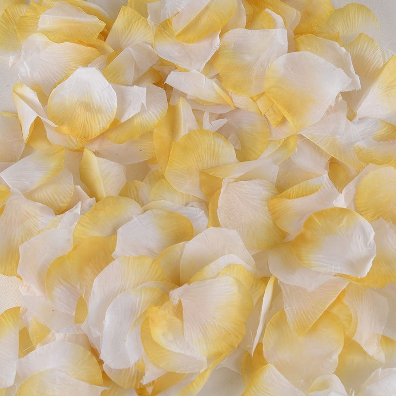 Gold - Silk Flower Petal - ( 400 Petals ) BBCrafts.com
