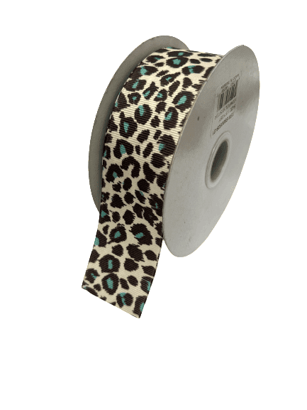 Leopard Print Grosgrain Ribbons | 1-1/2 Inch x 25 Yards Ribbon