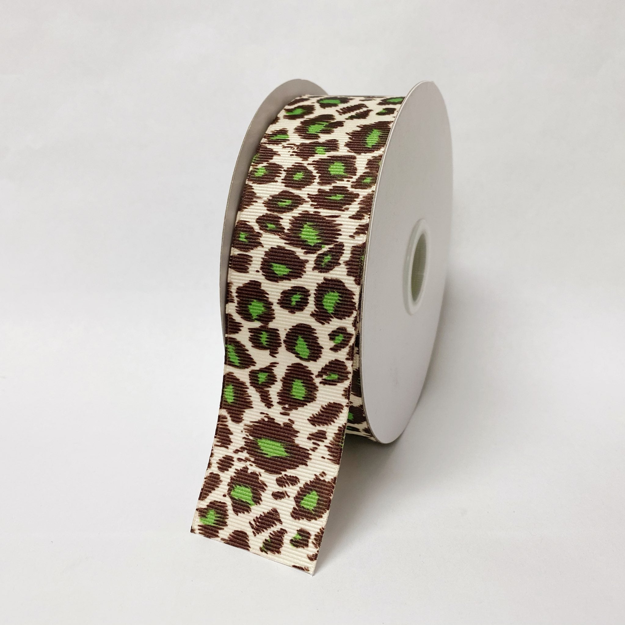 Leopard Print Grosgrain Ribbons | 1-1/2 Inch x 25 Yards Ribbon ...