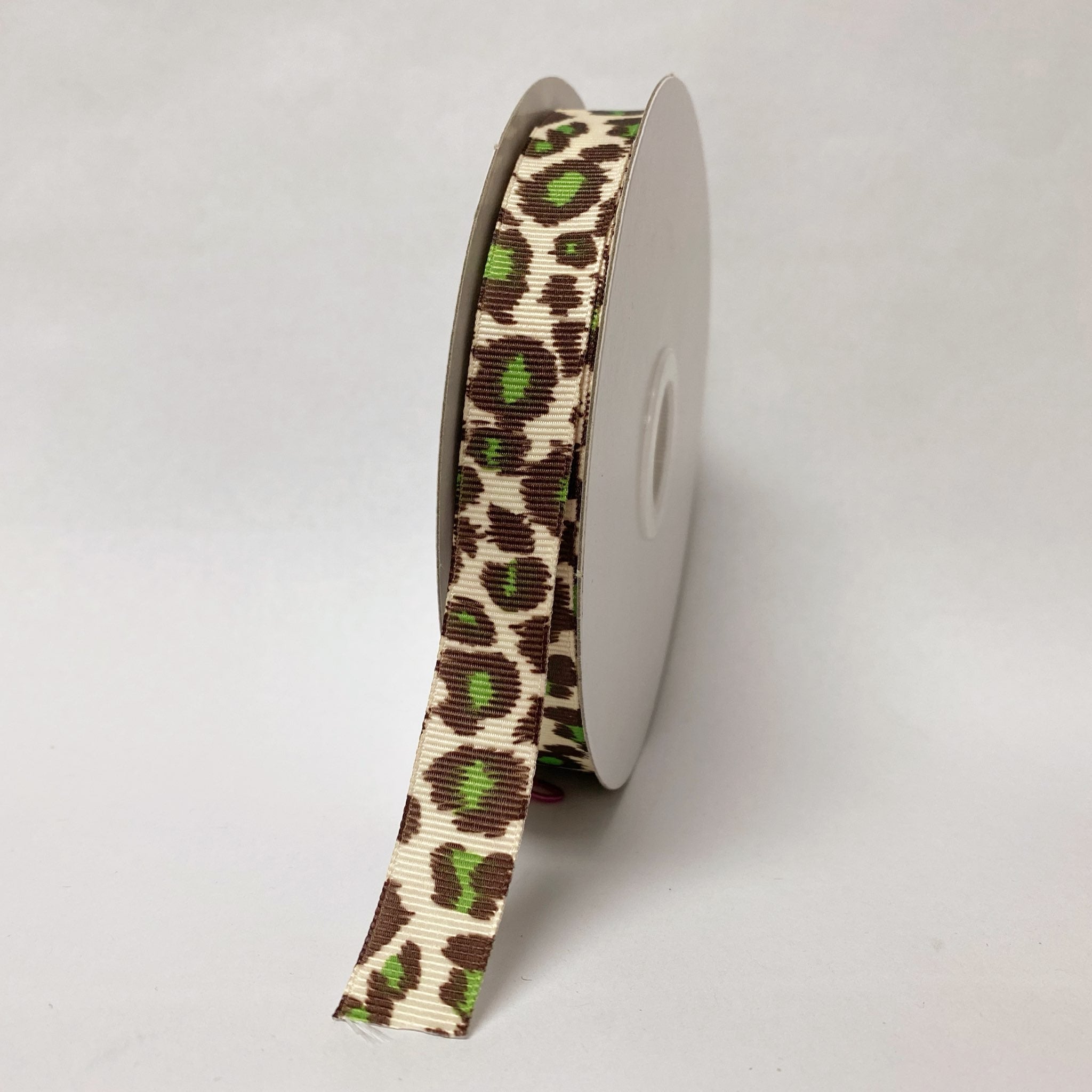 Leopard Print Grosgrain Ribbons | 1-1/2 Inch x 25 Yards Ribbon ...