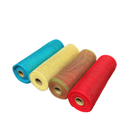 Holiday Metallic Mesh Set - Pack of 4 Rolls ( 10 Inch x 10 Yards ) Each BBCrafts.com