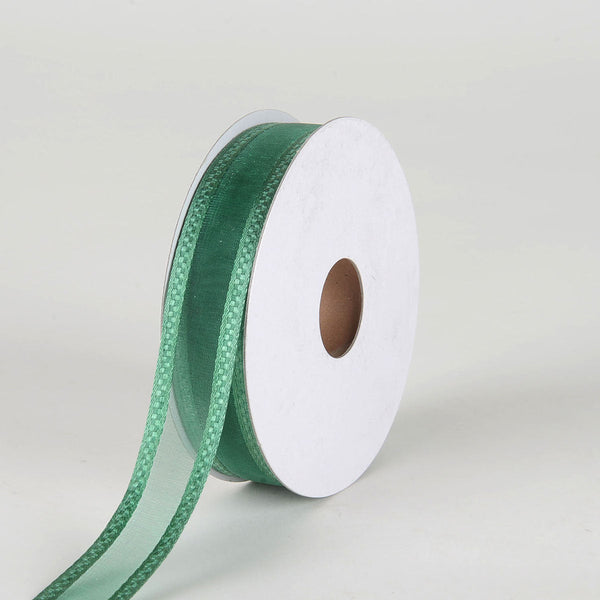  Green Ribbon 5/8 Inch x 25 Yards, Emerald Green Satin