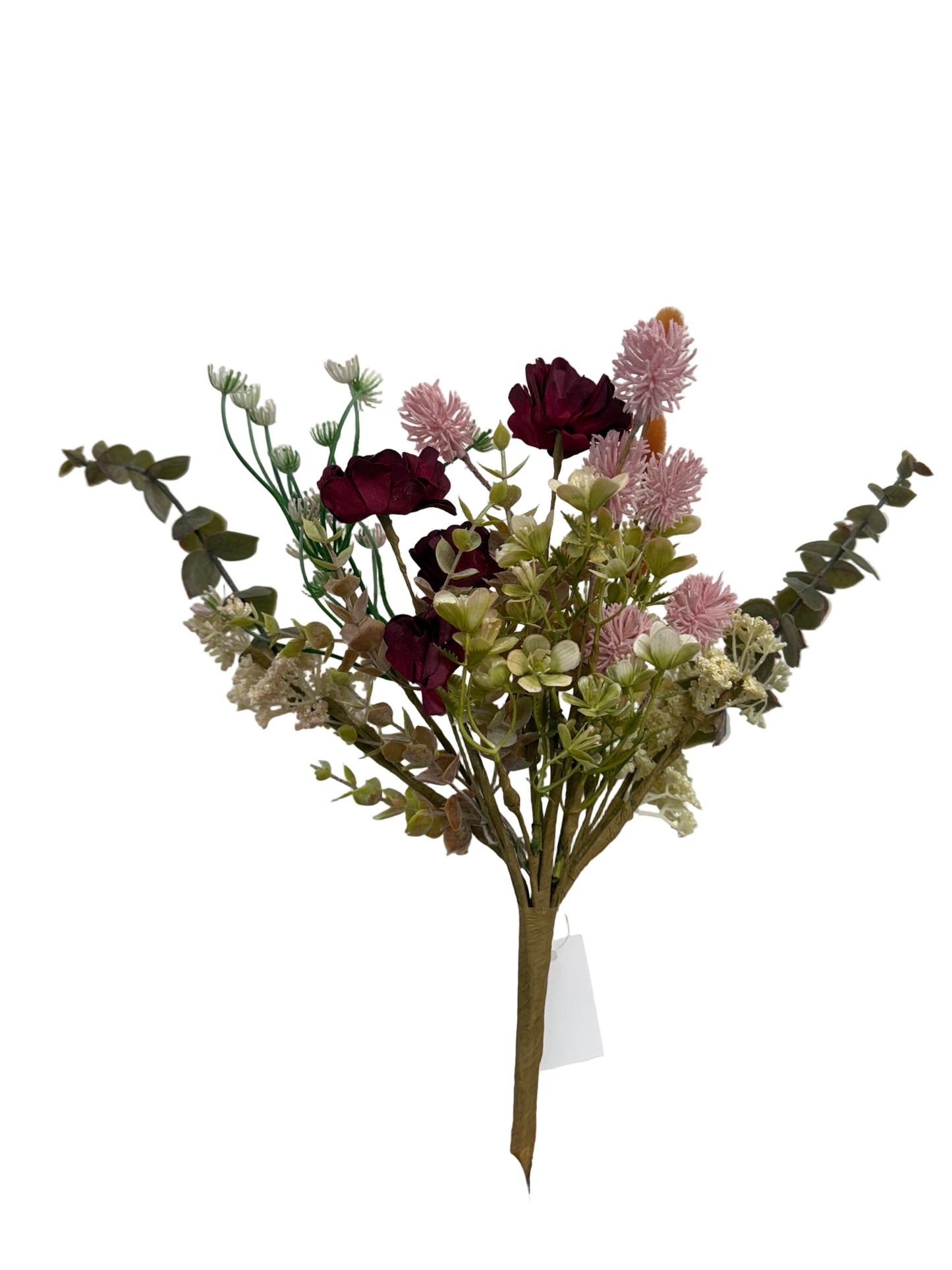 19 Inch Zinnia Mixed Bush - Burgundy