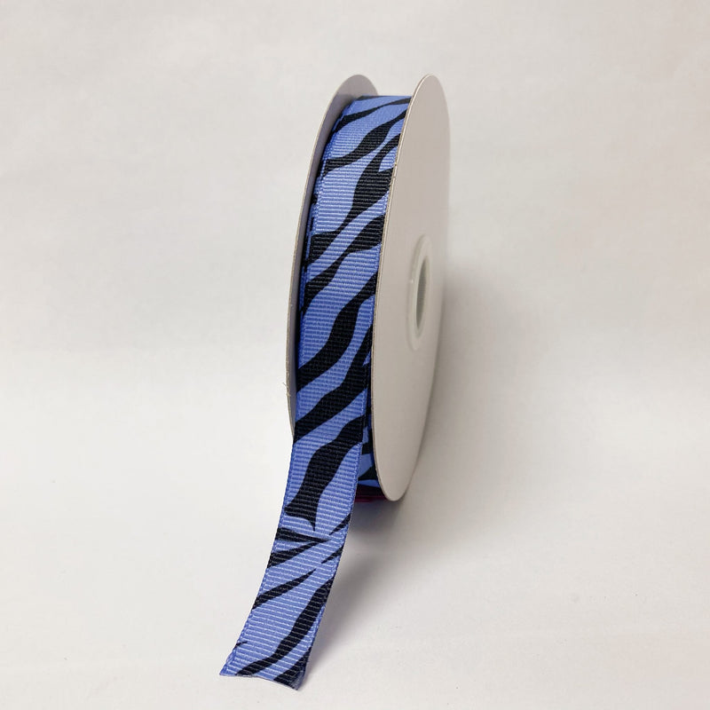 Iris - Grosgrain Ribbon Animal Print - ( W: 5/8 Inch | L: 25 Yards ) BBCrafts.com