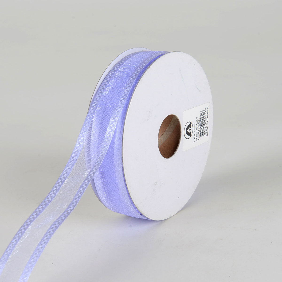 Trimming Shop Rotolo Organza Lilla - 25m X 29cm - Tessuto Velo Lucido Per Decorazioni Matrimoni Ed Eventi