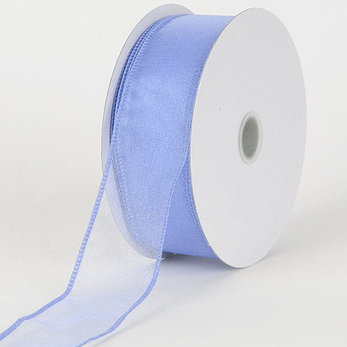 Iris - Organza Ribbon Thick Wire Edge 25 Yards - ( 2 - 1/2 Inch | 25 Yards ) BBCrafts.com