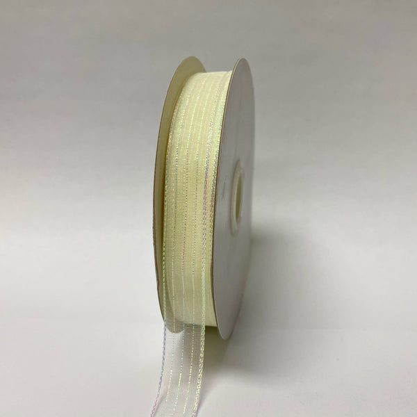 Ivory - Corsage Ribbon - ( 5/8 Inch | 50 Yards ) BBCrafts.com