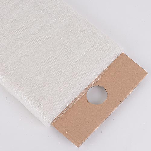 Ivory - Premium Glitter Tulle Fabric ( 54 Inch | 10 Yards ) BBCrafts.com
