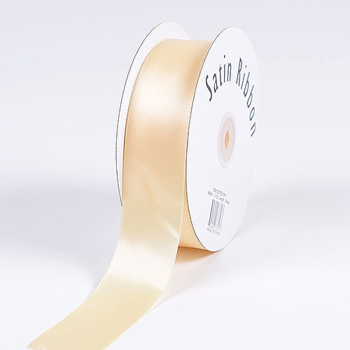 Double Faced Satin Ribbon, 2-1/2-Inch, 50 Yards (White)