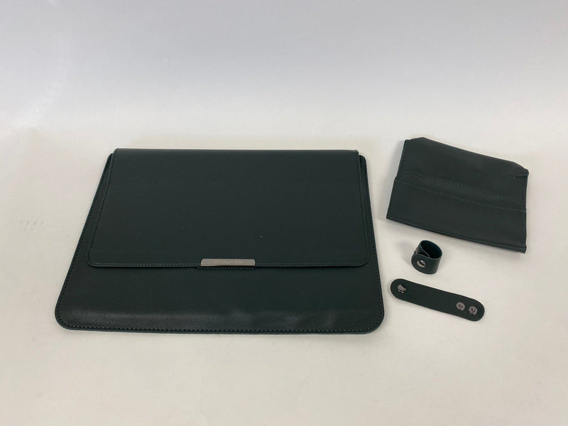 Laptop Sleeve Case, 2 in 1 Bracket Inner Bushing, Green BBCrafts.com