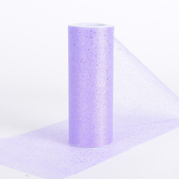 Lavender - 6 Inch Confetti Organza Roll - ( W: 6 Inch | L: 10 Yards ) BBCrafts.com