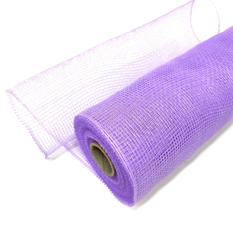 Lavender - Floral Mesh Wrap Solid Color - ( 10 Inch x 10 Yards ) BBCrafts.com