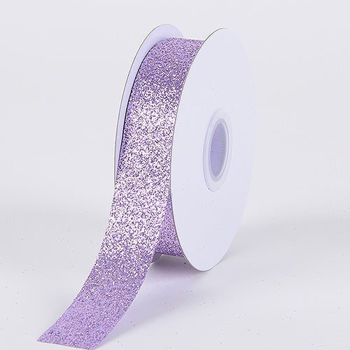 Lavender - Metallic Glitter Ribbon - ( 5/8 Inch 25 Yards ) BBCrafts.com