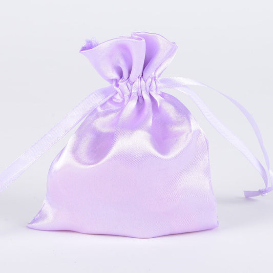Lavender - Satin Bags - ( 4x5 Inch - 10 Bags )