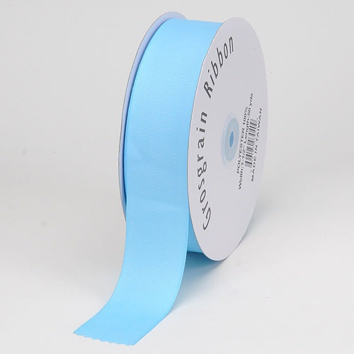 Light Blue - Grosgrain Ribbon Solid Color - ( 1/4 Inch | 50 Yards ) BBCrafts.com
