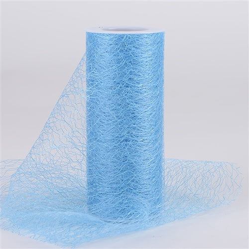 Light Blue - Sisal Mesh Wrap Rolls - ( 6 x 10 Yards ) BBCrafts.com