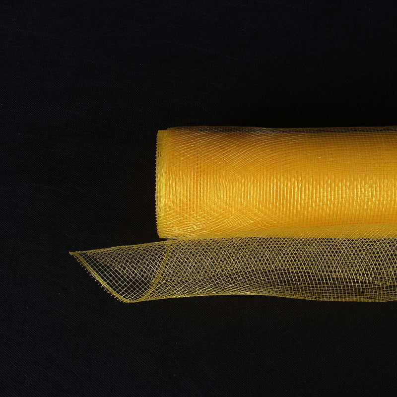 Light Gold - Floral Mesh Wrap Solid Color - ( 21 Inch x 10 Yards ) BBCrafts.com