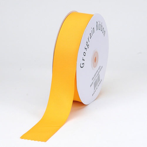 Light Gold - Grosgrain Ribbon Solid Color - ( 1/4 Inch | 50 Yards ) BBCrafts.com