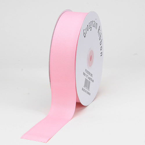 Light Pink - Grosgrain Ribbon Solid Color - ( 1/4 Inch | 50 Yards ) BBCrafts.com