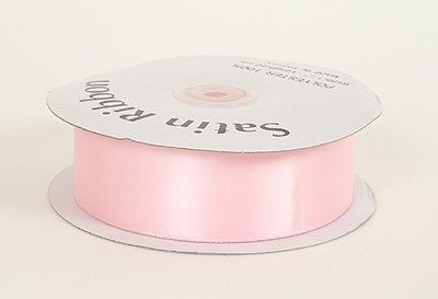 Pink Fall Ribbon Satin Ribbon Single Face Pink ( Width: 3/8 inch | Length: 100 Yards ...