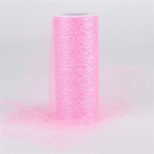 Light Pink - Sisal Mesh Wrap Rolls - ( 6 x 10 Yards ) BBCrafts.com