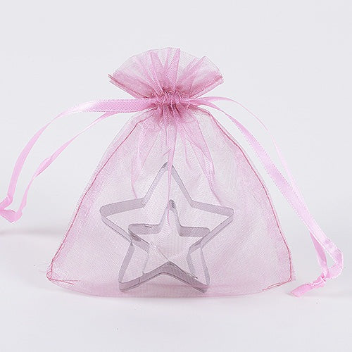 Mauve - Organza Bags - ( 6x15 Inch - 10 Bags ) BBCrafts.com