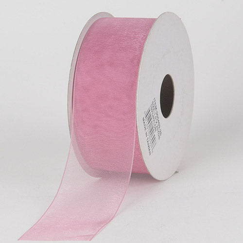 Mauve - Sheer Organza Ribbon - ( 5/8 Inch | 100 Yards ) BBCrafts.com