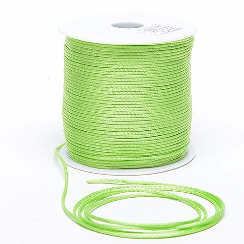 Mint - 2mm Satin Rat Tail Cord - ( 2mm x 250 Yards ) BBCrafts.com