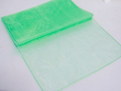 Mint - Organza Table Runners - ( 14 Inch x 108 Inches ) BBCrafts.com
