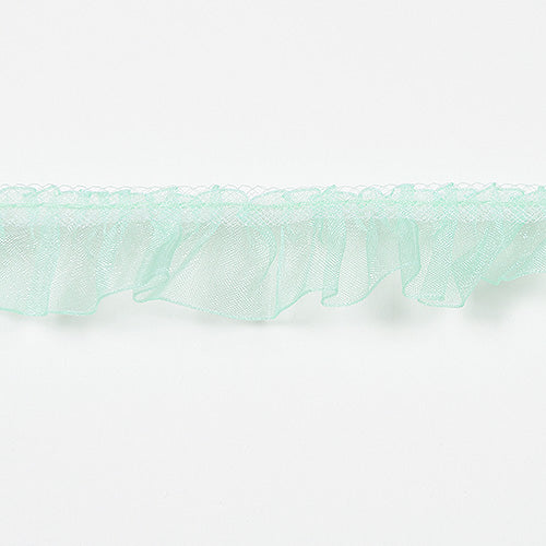 Mint Sheer Organza Lace Ribbon - ( 5/8 Inch | 25 Yards ) BBCrafts.com