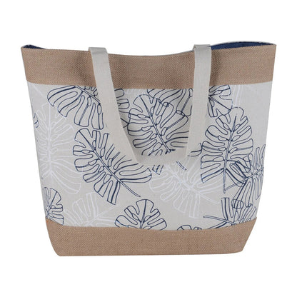 Women’s Canvas Beach Tote Bags Combo Set of 3 – Summer Sparkle, Pineapple & Monstera Print Large Pool & Travel Totes