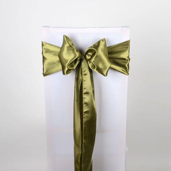 Gold Satin Ribbon Solid Fabric Ribbon For Gift Wrapping Chair Sash