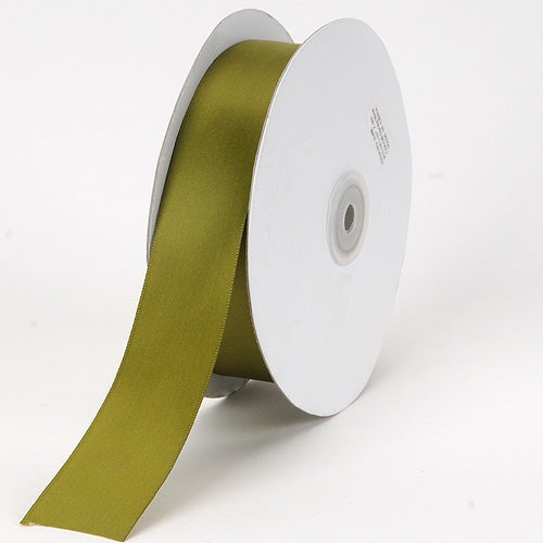 Moss - Satin Ribbon Single Face - ( 1/4 Inch | 100 Yards ) BBCrafts.com