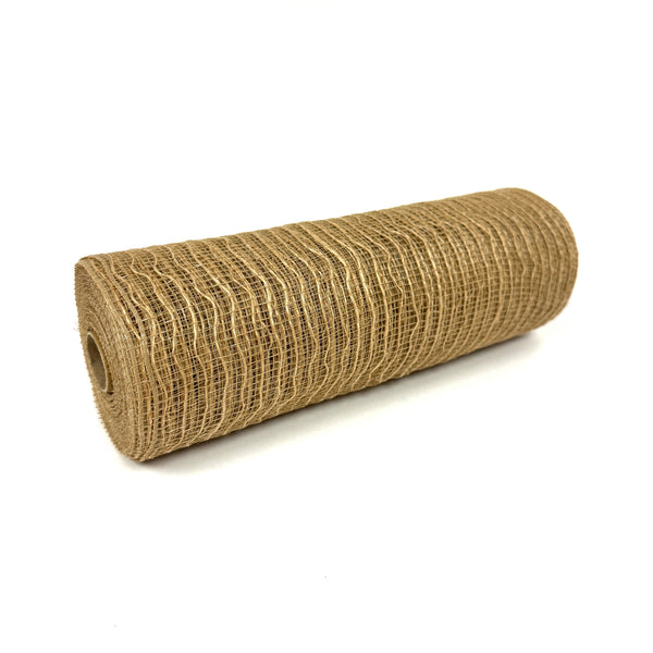 Natural Burlap Jute Mesh - 10 Inch x 10 Yards BBCrafts.com