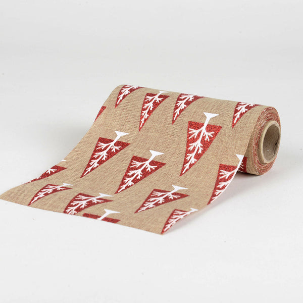  Kel-Toy Jute Burlap Ribbon Roll, 6-Inch by 10-Yard, Natural