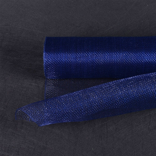 Navy Blue - Floral Mesh Wrap Solid Color - ( 10 Inch x 10 Yards ) BBCrafts.com