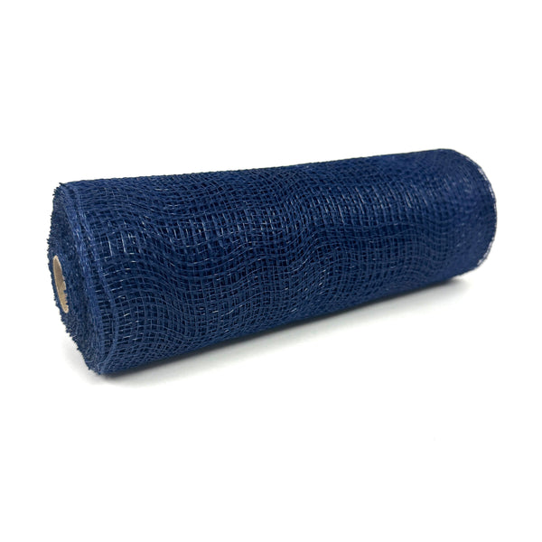 Navy Fabric Deco Mesh - 10 Inch x 10 Yards BBCrafts.com