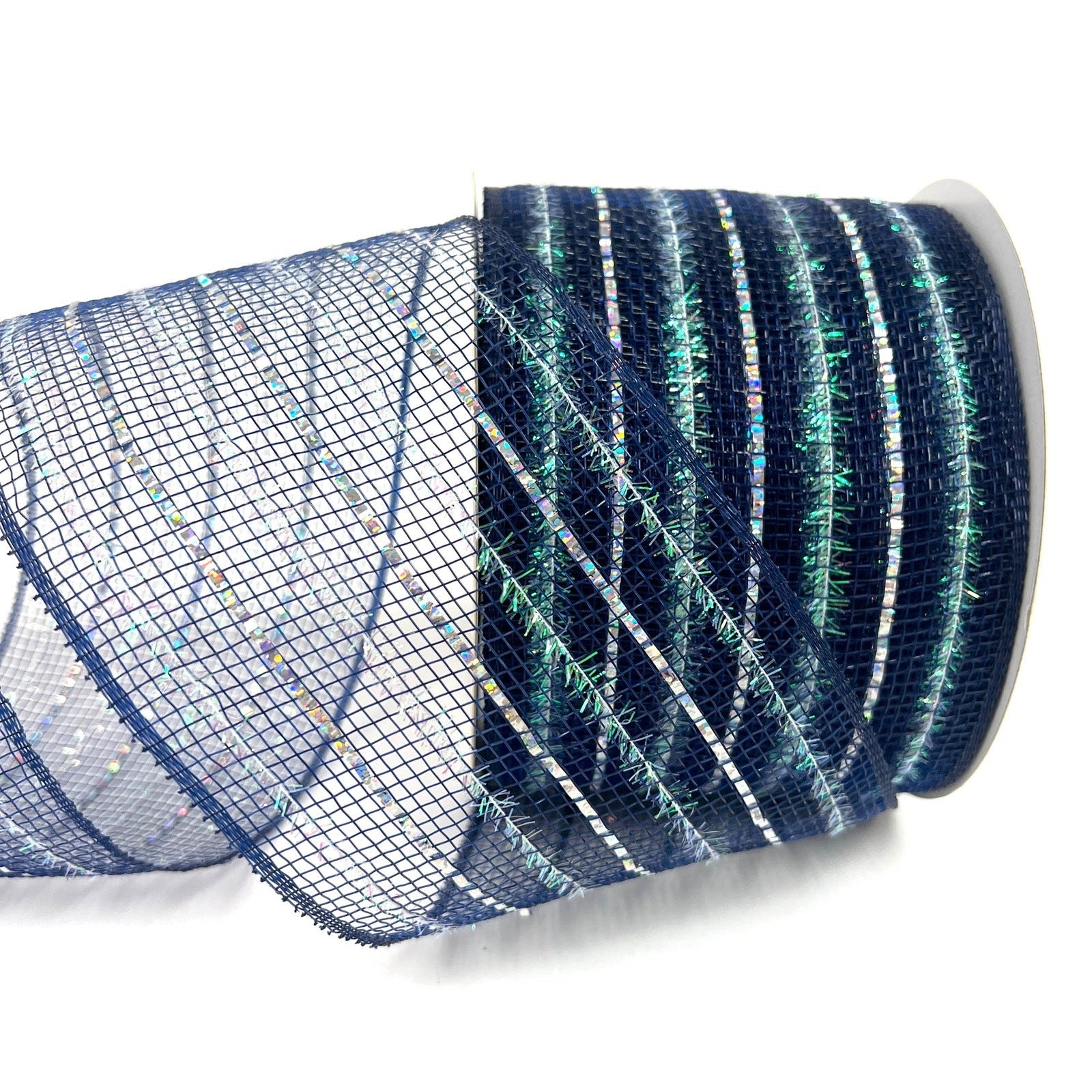 Laser Metallic Mesh Ribbon 2-1/2 inch x 25 Yds - BBCrafts – BBCrafts.com