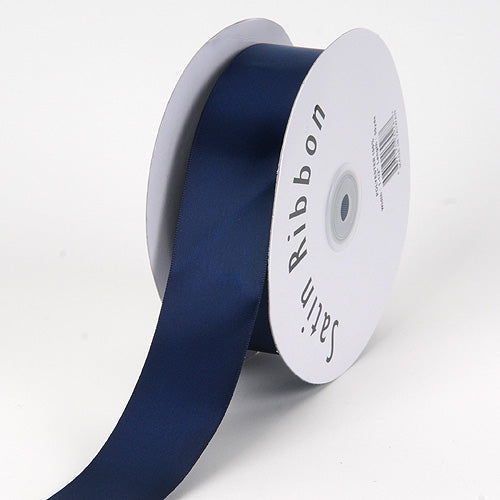 Antique Blue Single Faced Satin Ribbon, 7/8 Inch x Bulk 25 Yards