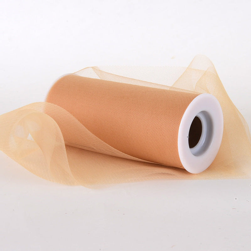 Old Gold - Premium Tulle Fabric ( 12 Inch | 25 Yards ) BBCrafts.com