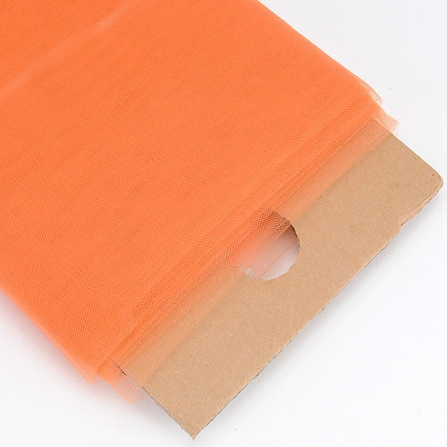 Orange - 54 Inch Premium Tulle Fabric Bolt x 40 Yards BBCrafts.com