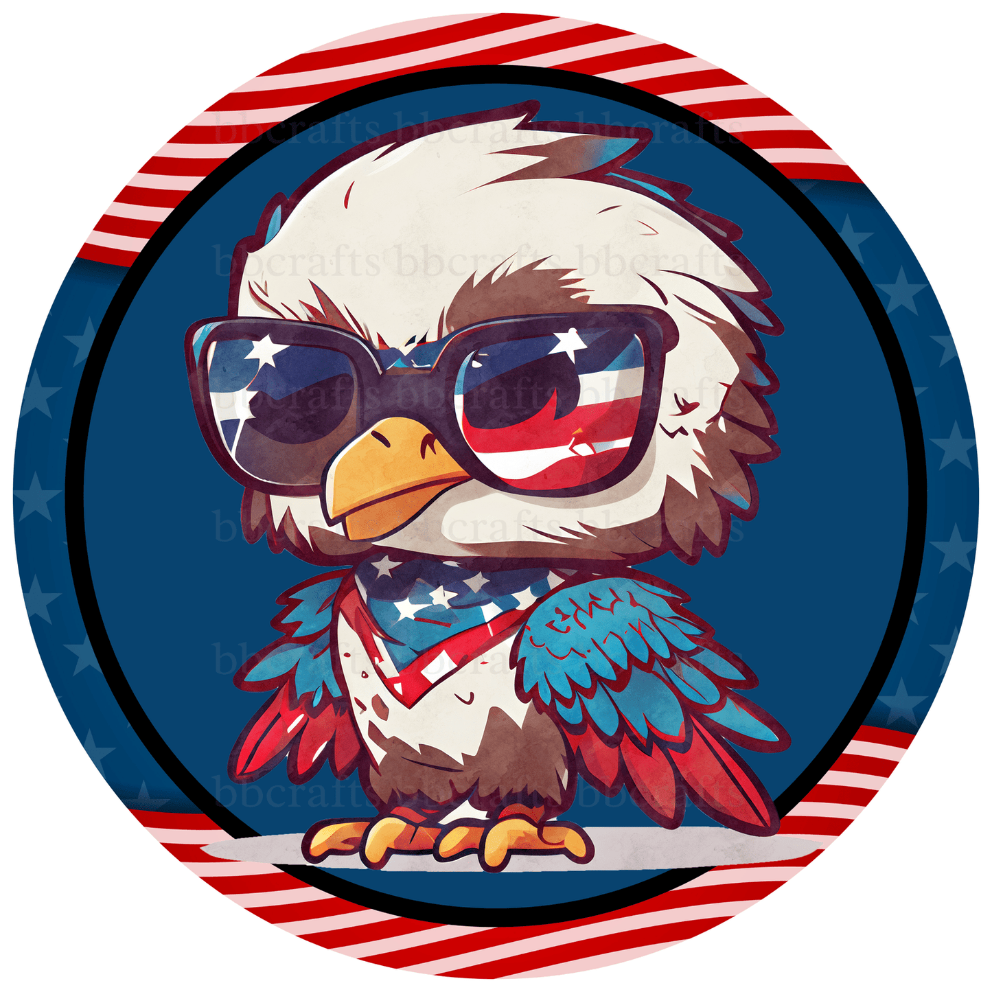 Eaglet /Baby Eagle Metal / Vinyl Sign - Made in USA