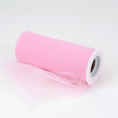Pink - Premium Tulle Fabric 6 Inch | 25 Yards