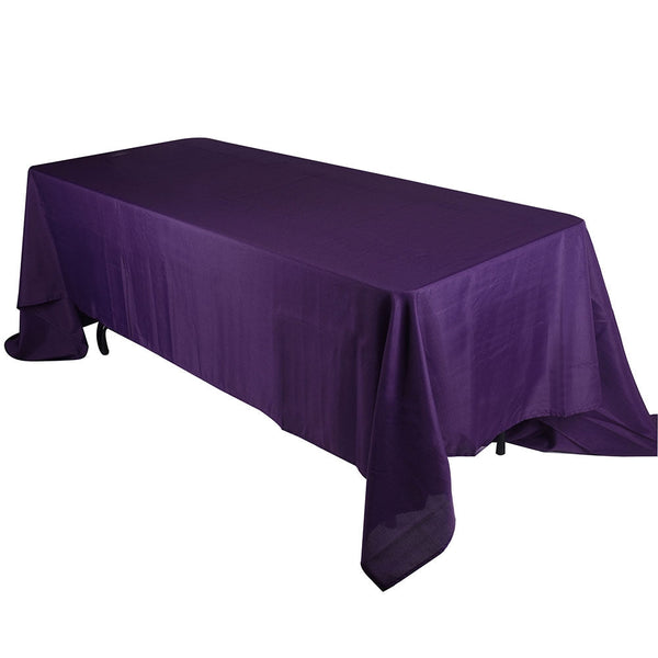 Plum - 70 x 120 Rectangle Polyester Tablecloths - ( 70 Inch x 120 Inch ) BBCrafts.com