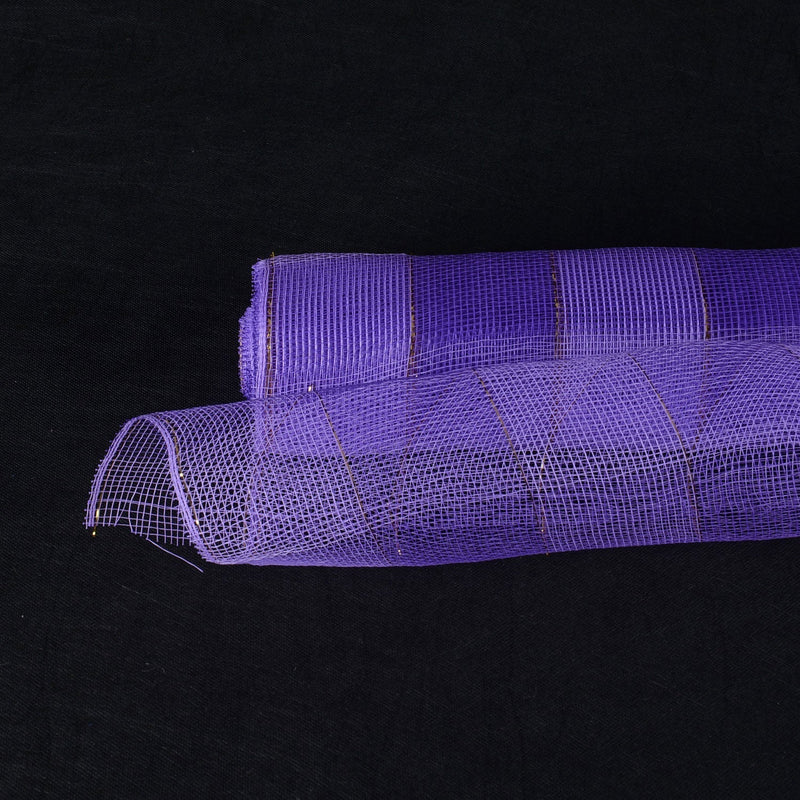Purple - Christmas Mesh Wraps - ( 21 Inch x 10 Yards ) BBCrafts.com