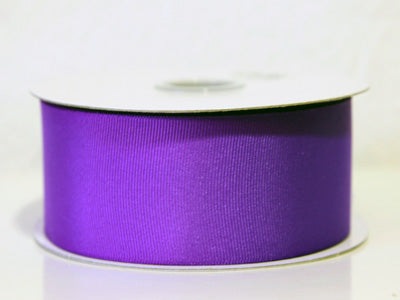 Purple - Grosgrain Ribbon Solid Color 25 Yards - ( 1 - 1/2 Inch | 25 Yards ) BBCrafts.com