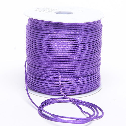 Purple Haze - 3mm Satin Rat Tail Cord - ( 3mm x 100 Yards ) BBCrafts.com