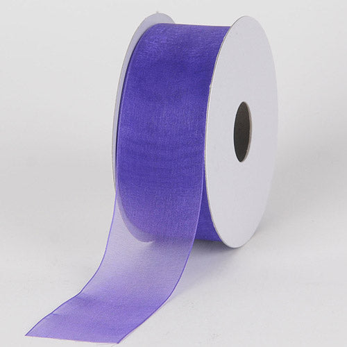 Purple Haze - Sheer Organza Ribbon - ( 1 - 1/2 Inch | 100 Yards ) BBCrafts.com