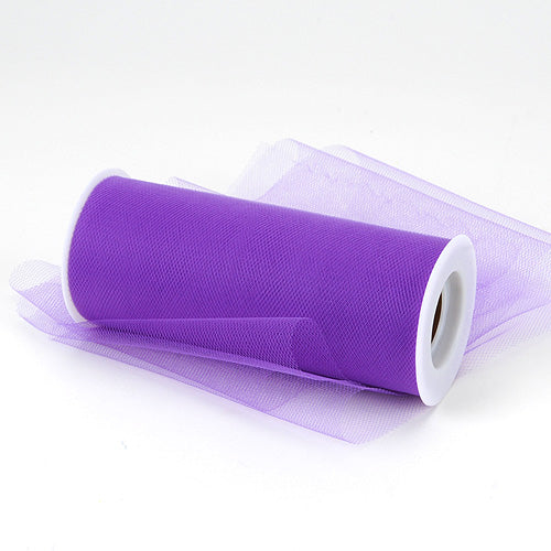 Purple - Premium Tulle Fabric ( 6 Inch | 25 Yards ) BBCrafts.com