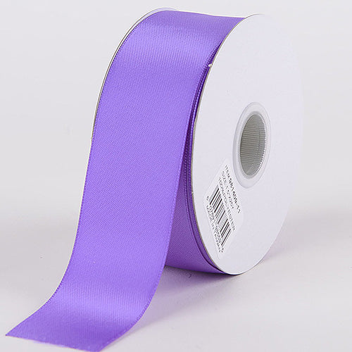 Purple - Satin Ribbon Double Face - ( W: 1 - 1/2 Inch | L: 25 Yards ) BBCrafts.com